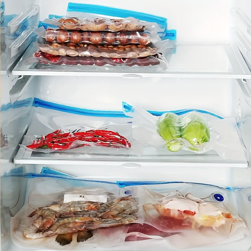 40pcs Vacuum Sealed Pockets, Reusable BPA Free Food Bags, Transparent Food Grade Storage Bags, 3 Sizes, Used for Meat, Fruits, Grains, And Vegetables, Kitchen Storage Boxes And Storage, Household Kitchen Storage Items