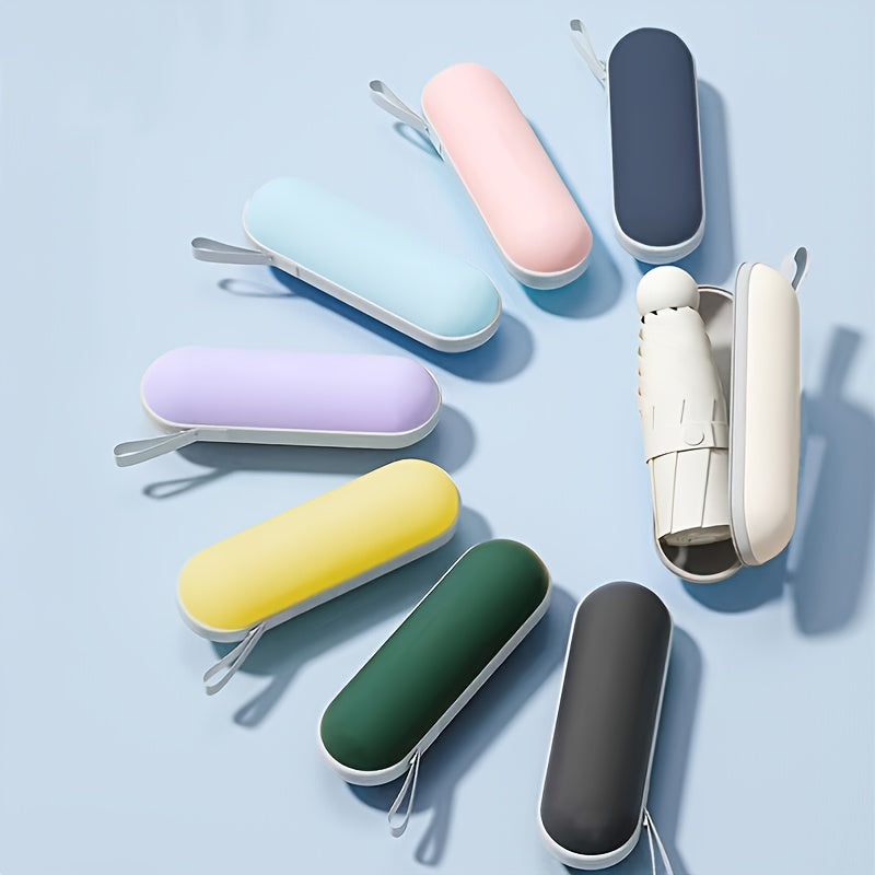 six-rib capsule umbrella, pocket umbrella