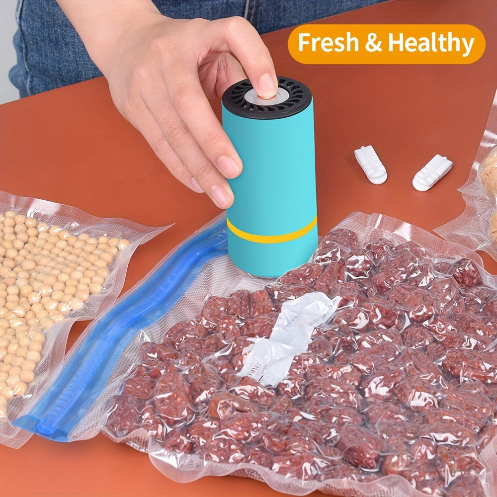 22 Reusable Food Vacuum Sealing Bags, 3 Sizes of Food Preservation Bags, with 2 Sealing Clips, for Food Storage and Low Temperature Cooking, Vacuum Food Bags, Refrigerator, Cereal Storage Sealing Bags, Convenient to Carry