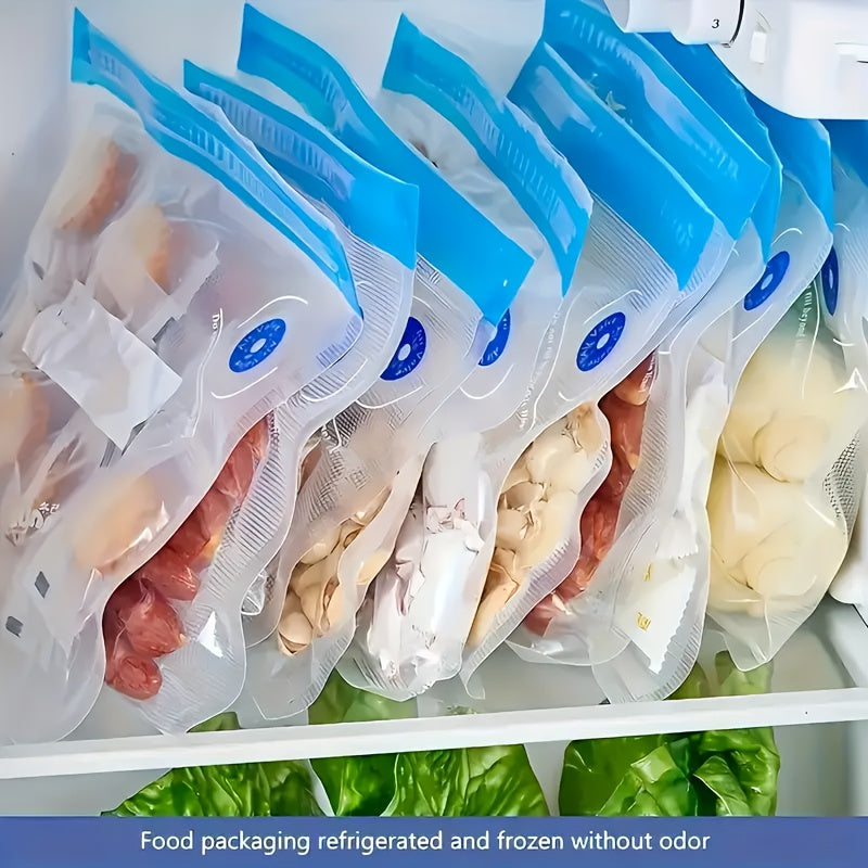 40pcs Vacuum Sealed Pockets, Reusable BPA Free Food Bags, Transparent Food Grade Storage Bags, 3 Sizes, Used for Meat, Fruits, Grains, And Vegetables, Kitchen Storage Boxes And Storage, Household Kitchen Storage Items