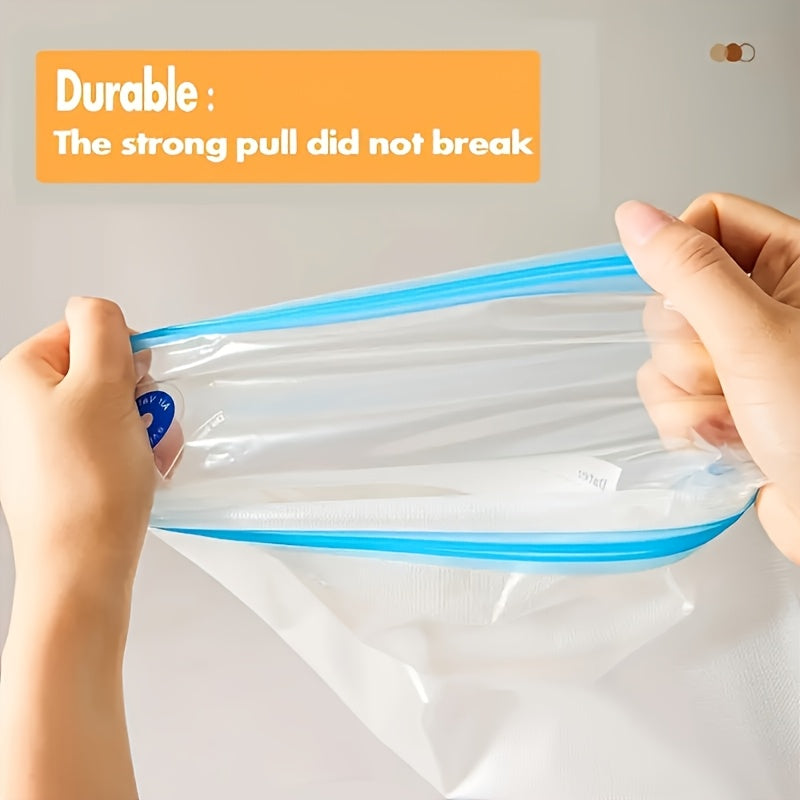 40pcs Vacuum Sealed Pockets, Reusable BPA Free Food Bags, Transparent Food Grade Storage Bags, 3 Sizes, Used for Meat, Fruits, Grains, And Vegetables, Kitchen Storage Boxes And Storage, Household Kitchen Storage Items