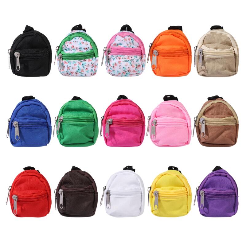 For LABUBU 11.81inch Doll 1/6 BJD Doll Mini Bag Backpack Mini Doll Bag Doll House Decoration Toy Accessories For Gifts Halloween, Christmas Gift