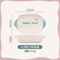 Tableware Bowl Plate Set Home Use,Including Bowls,Rice,Double Ear, Dividing Plates, Dessert Cups,High Aesthetic Value