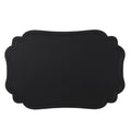 4 Piece Household Retro Irregular Tableware Pad Waterproof PU Leather Place Mat Washable Non-slip Table Mat Banquet