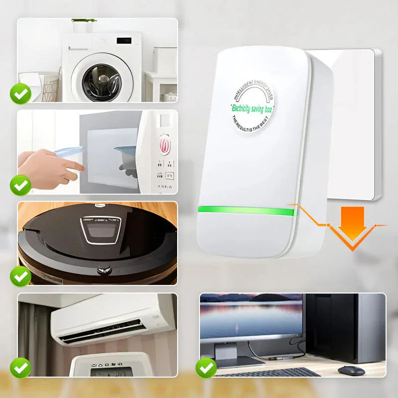 Power Save Electric Energy Saver EU/US/UK/AU Plug Household Electricity Saving Box Household Appliances Stable and Energy-saving