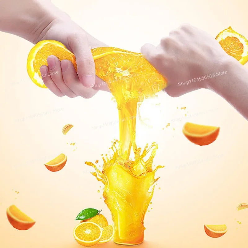 Household Electric Juicer - Orange/Lemon Manual Press + Fruit Cup Blender and Food Processor