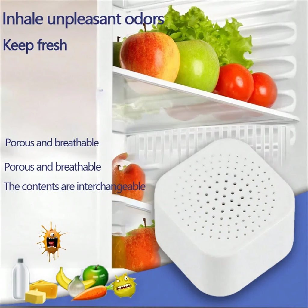 Household activated carbon deodorant Refrigerator Deodorant Box Suitable for Wardrobe Kitchen Bathroom Multifunctional deodorant