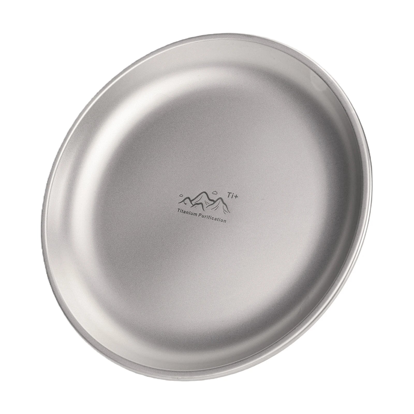 Titanium Purification Plate Portable Travel Tableware Lightweight Backcountry Dinnerware Rust Proof Outdoor Fruit Salad Plate
