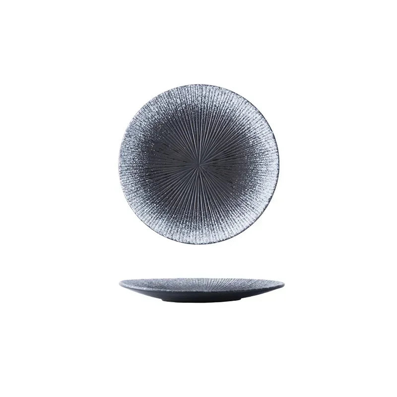 Creative Tableware  Western Plates Ceramics Dinner Plates Practical Kitchen Japanese Steak Disc Household Cuisine Spaghetti