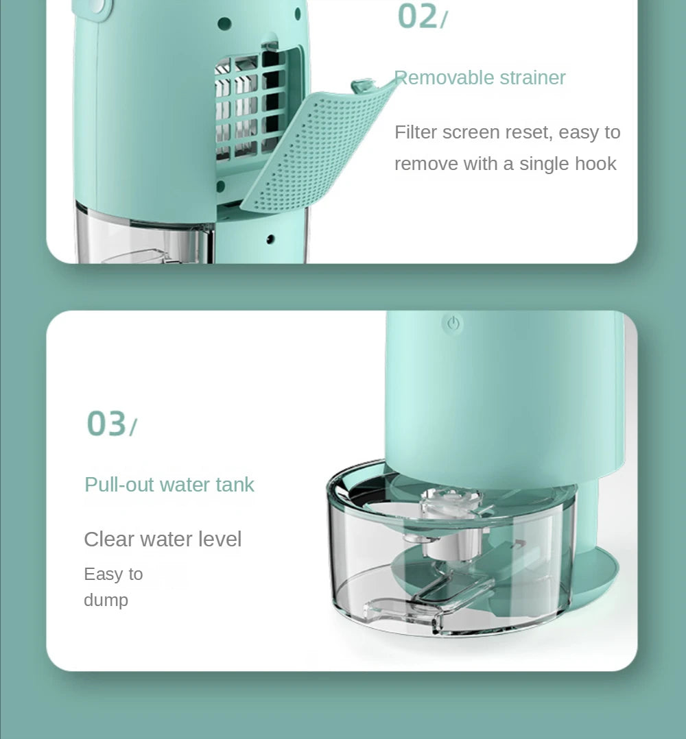 Household Small Indoor Dryer Mute Moisture-Proof Bedroom Air Purification 40W Water Vapor Absorber Deshumidificateur for Home