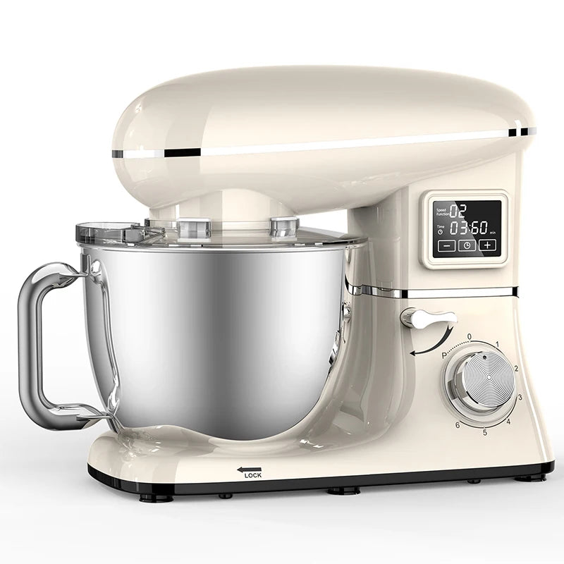 Kitchen Appliances US/EU Plug 110V 230V Bakery Amasadoras Food Processors 6.2L 8830 Motor Stand Batter Batedeira Food Mixer Cake