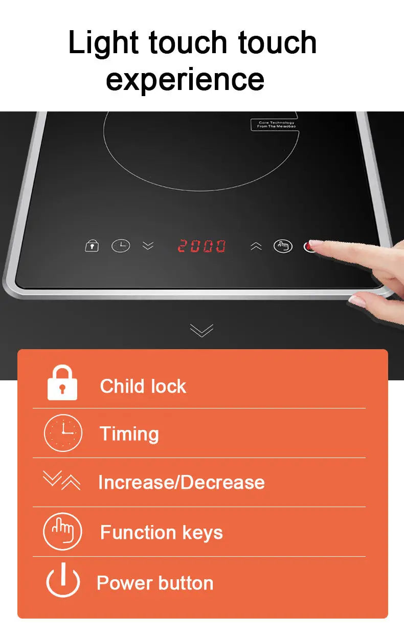 Household Gas-electric Dual Purpose Cooktop Embedded Kitchen And Bathroom Stove, Induction Cooker Gas Stove