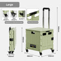 Household Goods Household Multi-functional  Portable Folding Shopping Trolley, Trailer, Camping, Large-capacity Storage Box