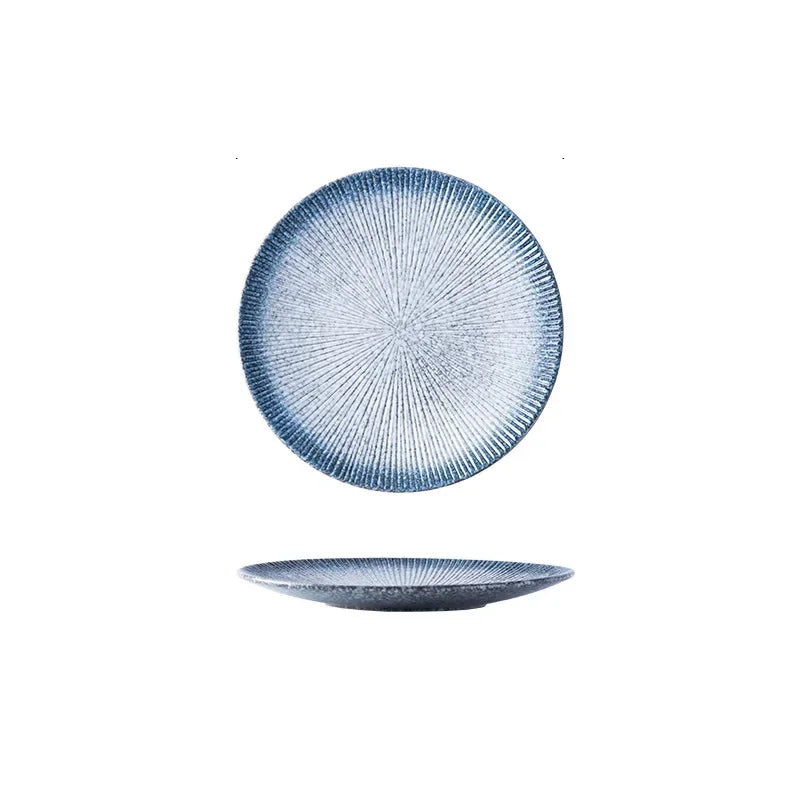 Creative Tableware  Western Plates Ceramics Dinner Plates Practical Kitchen Japanese Steak Disc Household Cuisine Spaghetti