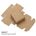 100PCS Paper Boxes Cardboard Kraft Packaging Boxes With Lids For Small Business Soap Packaging Cardboard Box