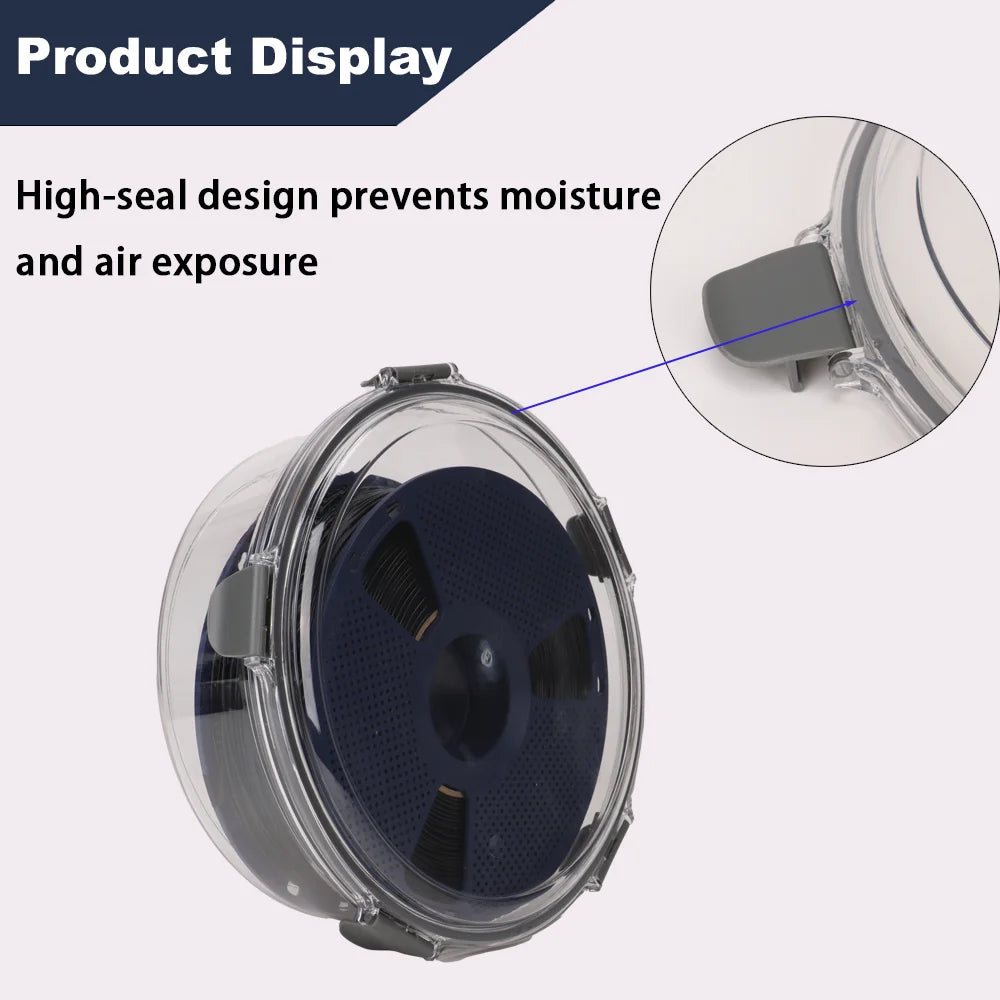 3D Printer Filament Storage Box Moisture-Proof Sealed Dry Box for PLA PETG ABS TPU Filament Spool Holder, 3D Printer Accessories