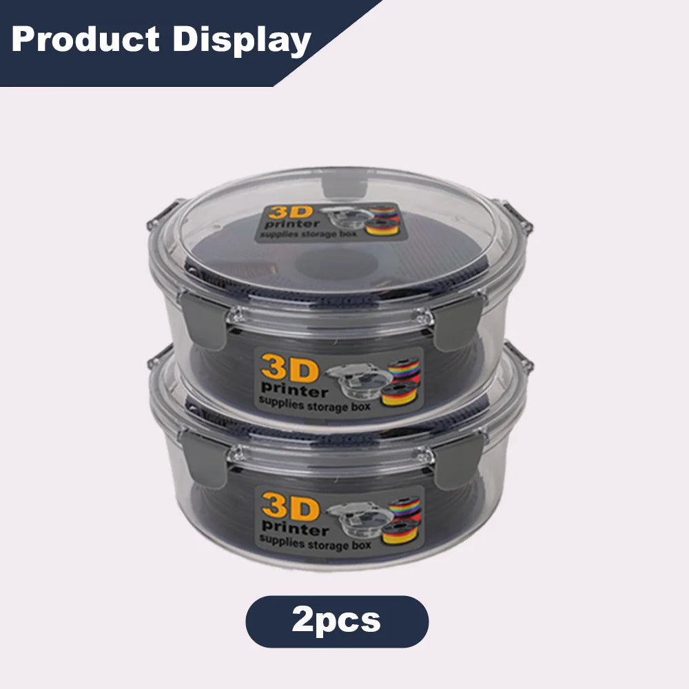 3D Printer Filament Storage Box Moisture-Proof Sealed Dry Box for PLA PETG ABS TPU Filament Spool Holder, 3D Printer Accessories