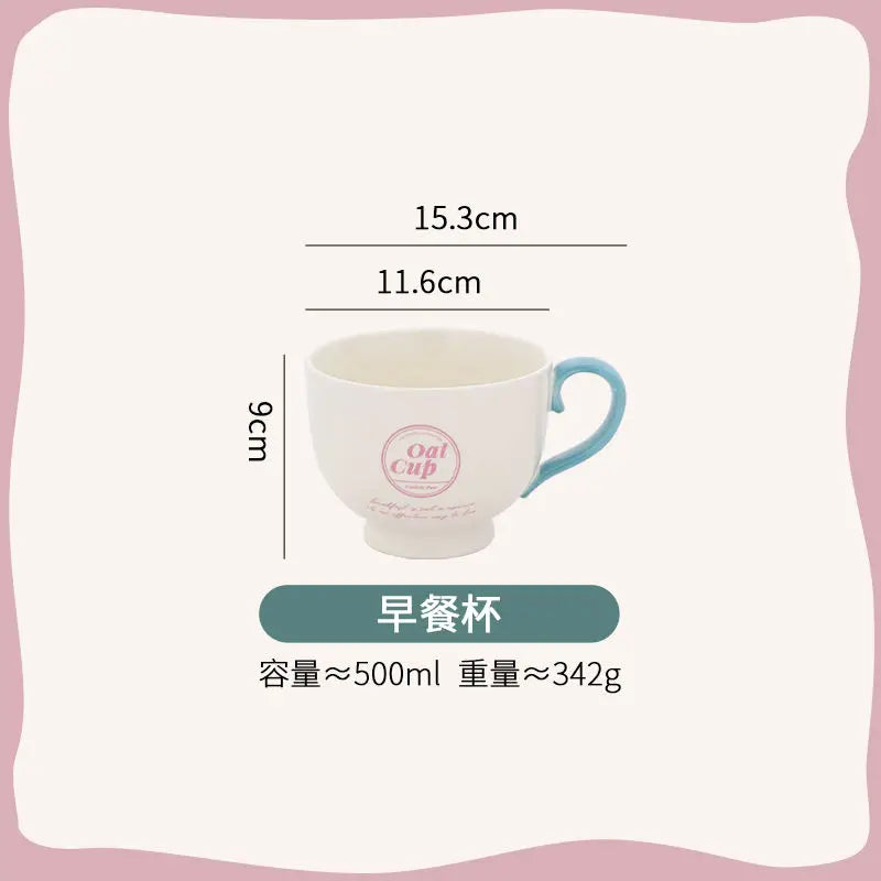 Tableware Bowl Plate Set Home Use,Including Bowls,Rice,Double Ear, Dividing Plates, Dessert Cups,High Aesthetic Value