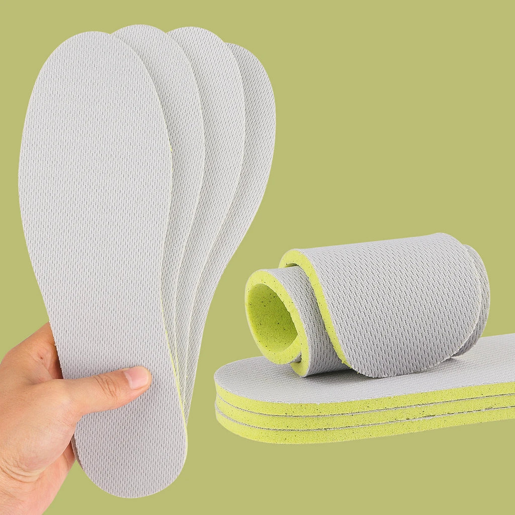 Men Women Insoles Deodorant Soft Shock Absorption Sport Shoes Pad Breathable Vigorously Walking Sport Insoles Unisex