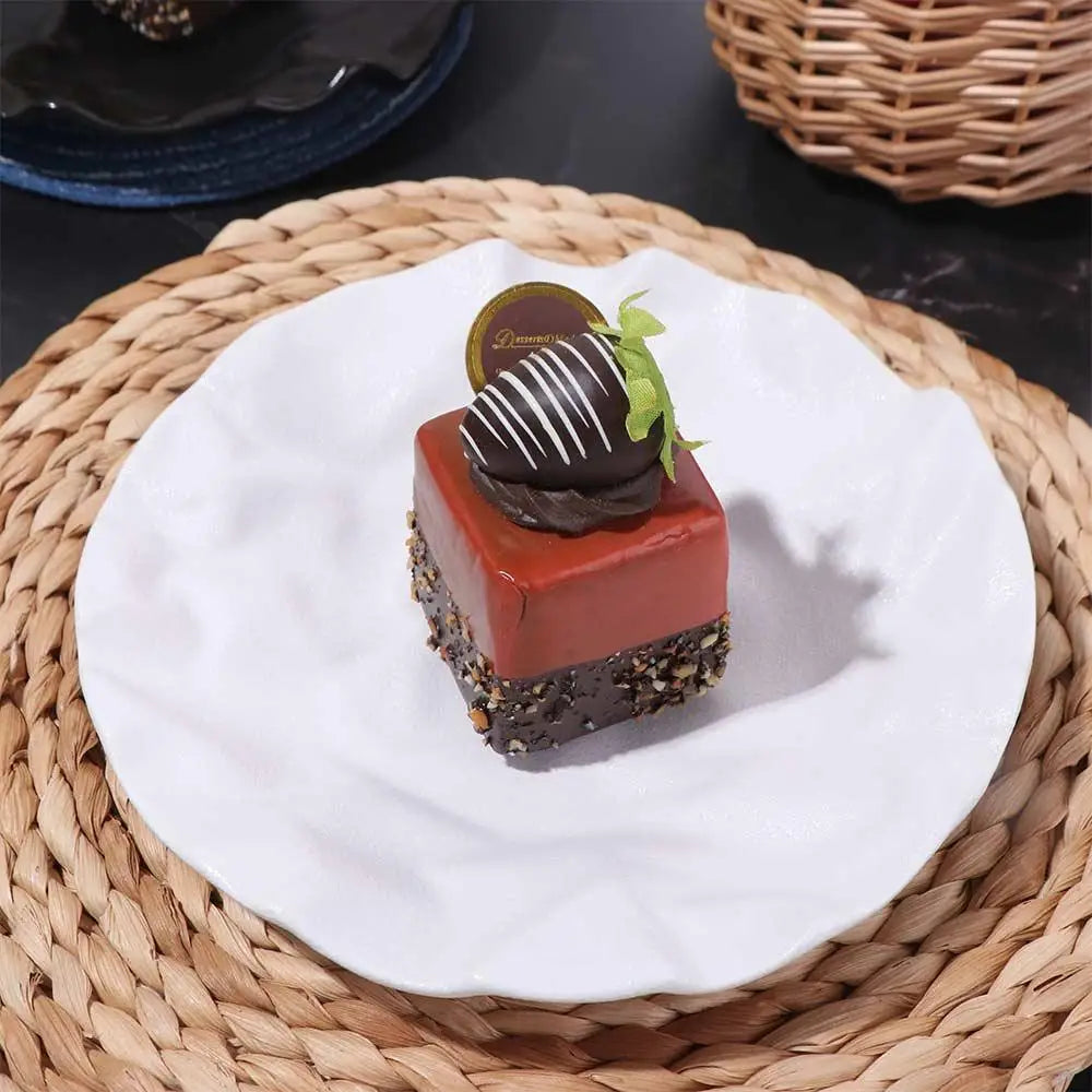 Tableware Ceramic Western Cuisine Plate Reusable Multi-Function Storage Dish Creative Dessert Tray Dinner
