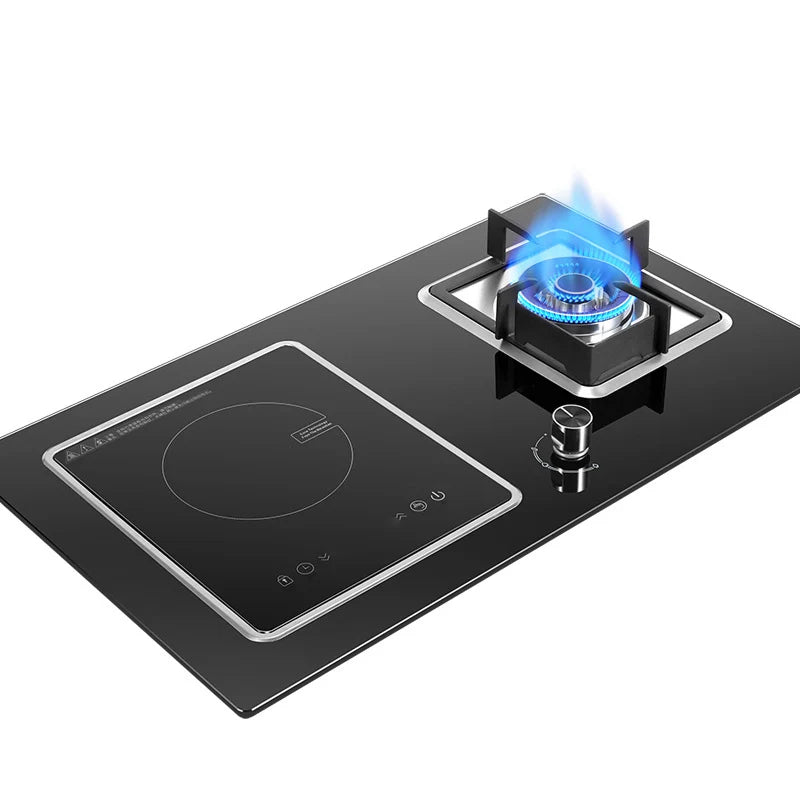 Household Gas-electric Dual Purpose Cooktop Embedded Kitchen And Bathroom Stove, Induction Cooker Gas Stove