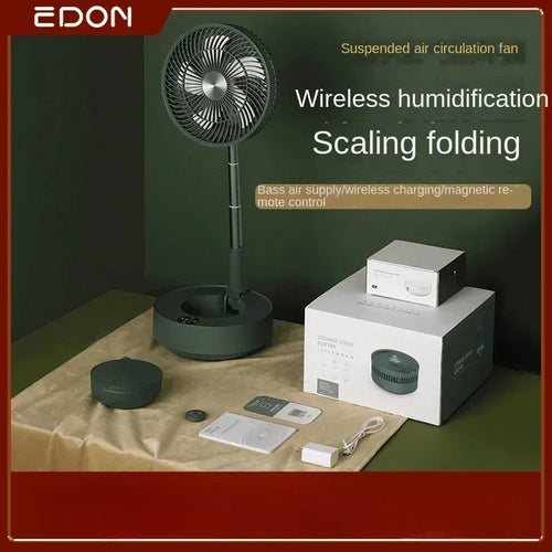 36V/110V/220V  Small Home Appliance Suspended Floor Fan with Powerful Airflow and Adjustable Height C