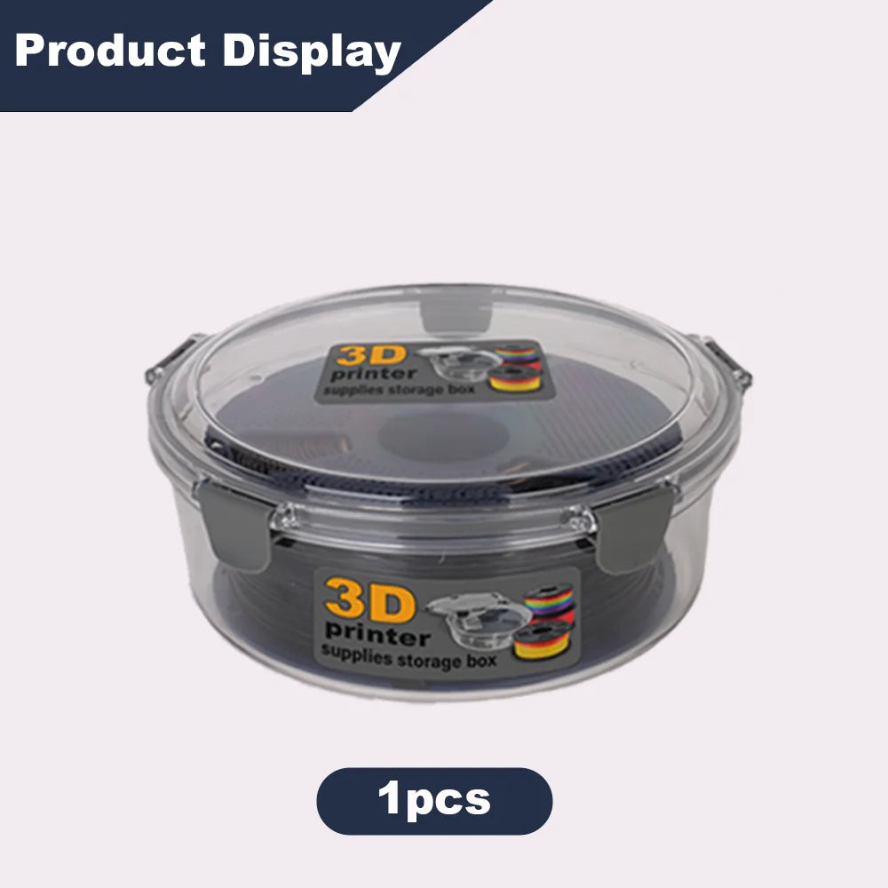 3D Printer Filament Storage Box Moisture-Proof Sealed Dry Box for PLA PETG ABS TPU Filament Spool Holder, 3D Printer Accessories