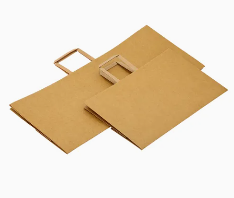 100% Friendly Packaging Handbag Kraft Paper Cardboard Wrapping Gift Container Box Tote Bag