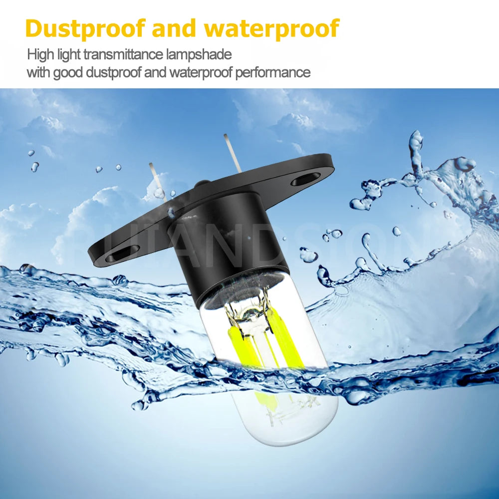 1PC T170 Household AC220-250V 20W LED Microwave Oven Lighting Bulb Small Appliance Bulb For Oven Stove Refrigerator With Base