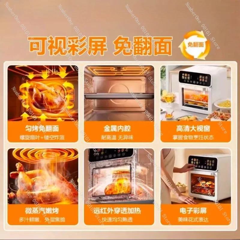 Household Multi-Purpose Electric Air Microwave Oven,2026 New Model Baking and Roasting Combination Machine,Multi-Function