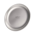 Titanium Purification Plate Portable Travel Tableware Lightweight Backcountry Dinnerware Rust Proof Outdoor Fruit Salad Plate