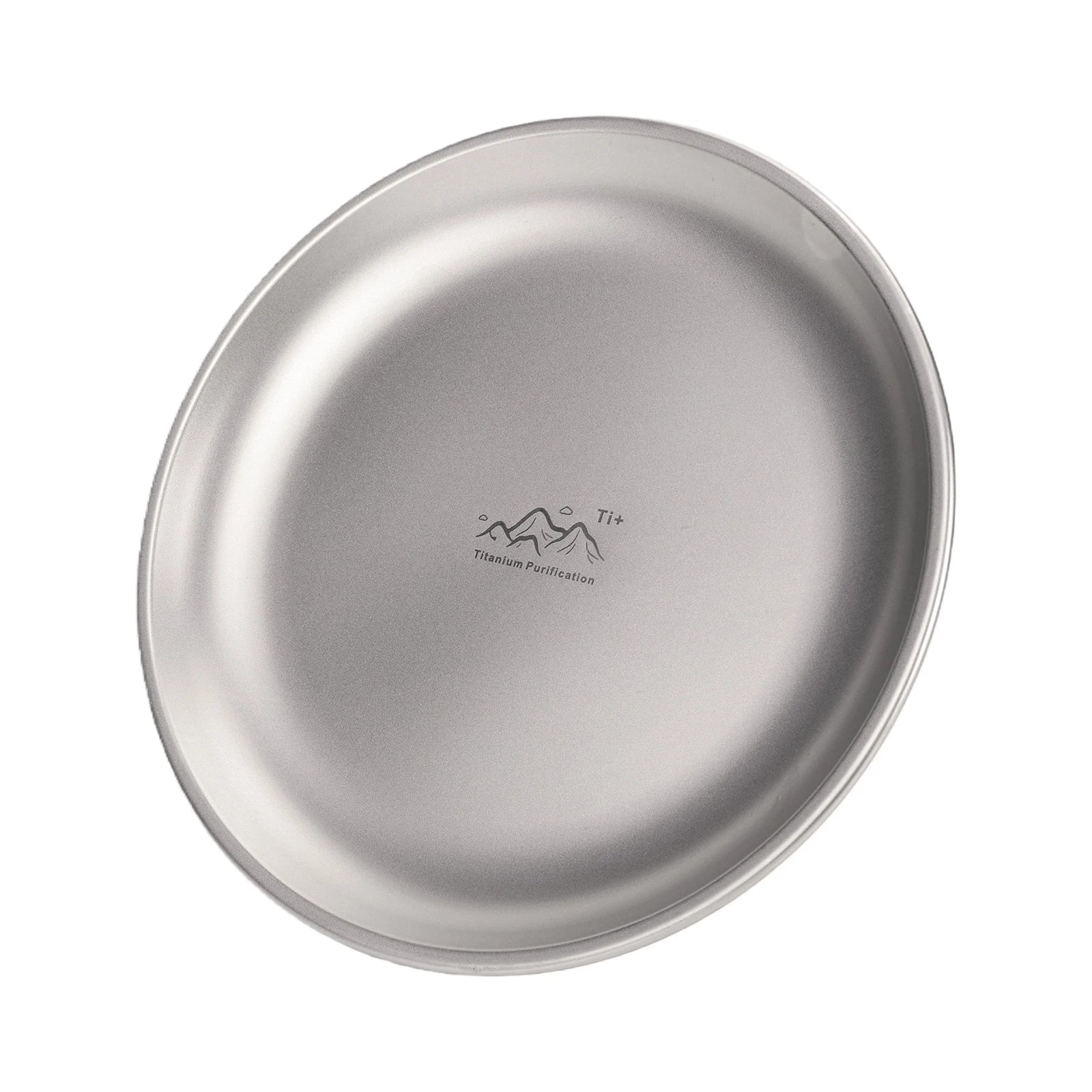 Titanium Purification Plate Portable Travel Tableware Lightweight Backcountry Dinnerware Rust Proof Outdoor Fruit Salad Plate