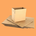 10pcs 3-layer Corrugated Paper Storage Boxes Packing Express Heavy Duty Shipping Board Packaging Big Cartons Cardboard