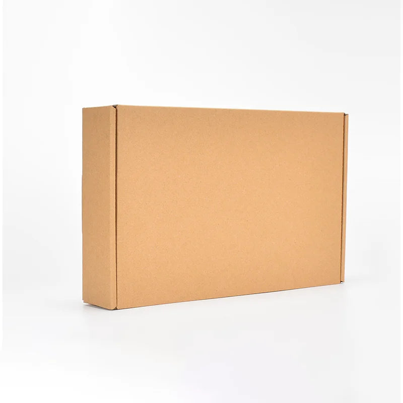 10 corrugated cardboard envelope boxes, cardboard shipping boxes, shipping boxes, kraft paper packaging boxes, customizablelogos